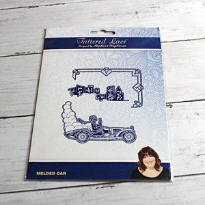 Tattered Lace Melded Car Metal Cutting Die Cut Set Art Deco Vintage